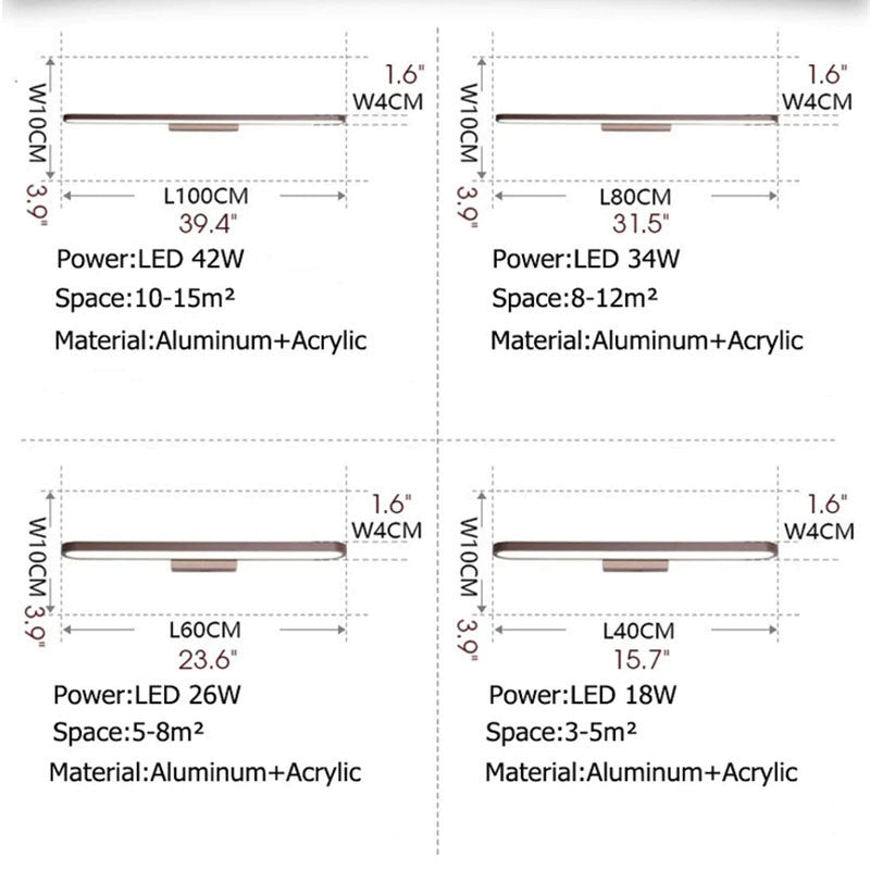 Mirror Cabinet Light